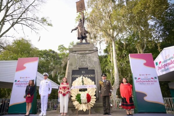 A 215 años de independencia, México mantiene viva su libertad y soberanía: Rocío Nahle